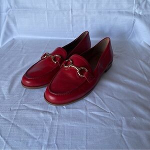 Naturalizer Gala artisanal red loafers 8